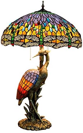 YANG1MN Настолна Лампа Ретро водно Конче Творческа Цветно Стъкло Хол Ресторант Бижу на Хотел Кран Художествена Глазурованная Лампа