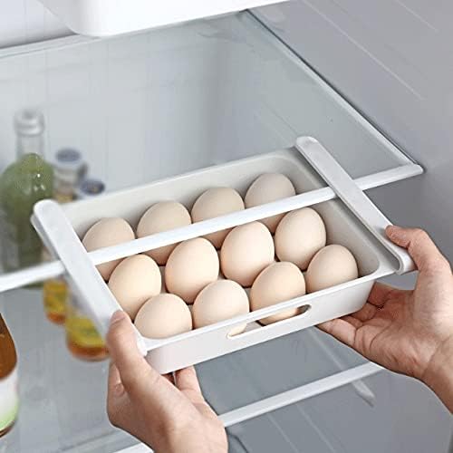 PDGJG Кутия за съхранение хладилник, готварска кутия за яйца, хладилник, по-свеж Многофункционална кутия за съхранение на хранителни