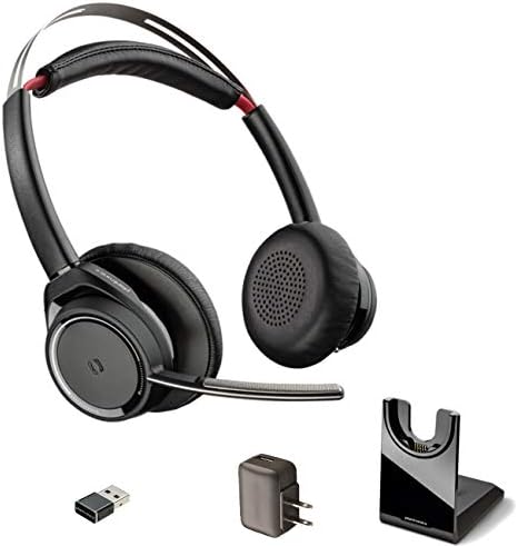 Комплект USB ключове за слушалки на Plantronics Voyager Focus Bluetooth UC, Смартфони, PC, MAC, таблети с монтиране на зарядно устройство Global Teck