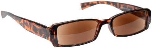 Очила за четене Фирма Brown Tortoiseshell Sun Readers UV400 Дизайнерски Стил за Дамски Дамски Кутия Панти S3-2 +1,50