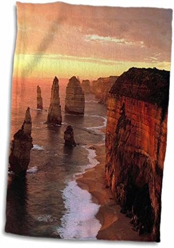 Кърпа 3D Rose Australia Sunset TWL_56890_1, 15 x 22, Бяло