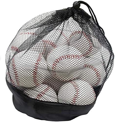 Tebery 12 Опаковки Бейзболни топки със Стандартен Размер За възрастни, Без Опознавателни знаци и С Кожена покритие За тренировки
