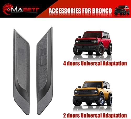 Вратата Органайзер Mabett за съхранение, Съвместими с Ford Bronco 2021 2022 2023, Вътрешен Тава за врати дръжки за аксесоари Bronco 2/4 Врати, Изземването Създава Пространство за съхр