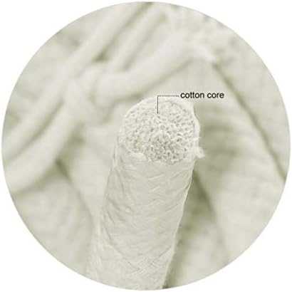Плетени памучни въжета Aoneky (1/2 x 100 фута)