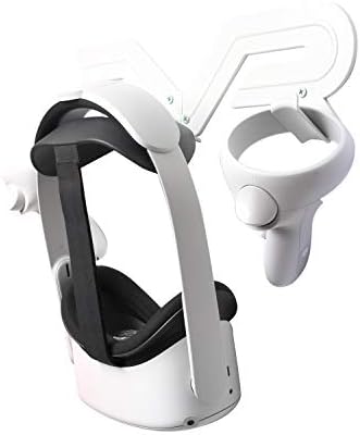 Монтиране на Куката за съхранение на слушалки CNBEYOUNG VR, който е Съвместим с вашите слушалки и контролери Quest 2 Pro S Rift, Valve Index,
