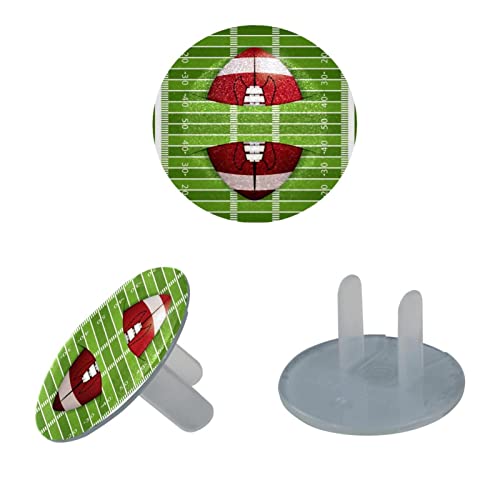 Прозрачен капак за контакти (24 бр. в опаковка) Диелектрични Пластмасови Капачки за електрически контакти стадион за американски футбол, Защита на обекти от деца, За