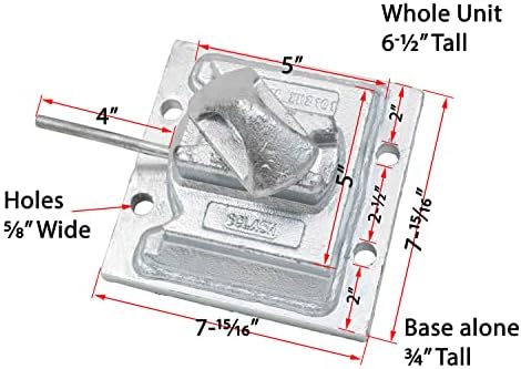 Продукти Mytee (4 опаковки морски релсови контейнери с превръщането заключване под формата на Ласточкиного опашката прецакани