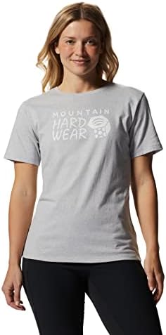 Дамски дрехи Mountain Hardwear с логото на MHW С Къс ръкав | Класически Лек Памучен тениска