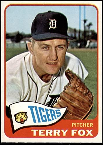 1965 Topps 576 Тери Фокс Детройт Тайгърс (Бейзболна картичка) Ню Йорк/MT Тайгърс