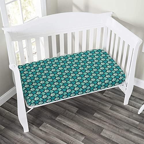 Декоративна Чаршаф за легло, Универсални кърпи за бебета и деца от Микрофибър с абстрактен модел, 28 x 52 x 8, Комплект чаршафи за легла с шарени под формата на Буйни пол