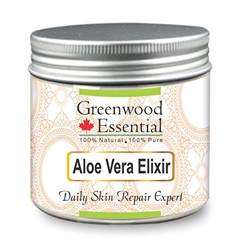Еликсир (Гел) Greenwood Essential Pure Aloe Vera за ежедневна възстановяване на кожата Експерт Терапевтичен клас 50 г (1,76 унция)