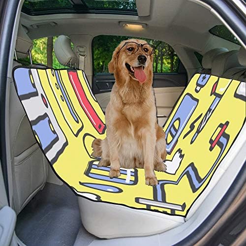 Калъф за седалка кучета ENEVOTX, Обичай Батерия, Креативната Мода, Цветен Готина Печат, Покривала за автомобилни седалки за Кучета,