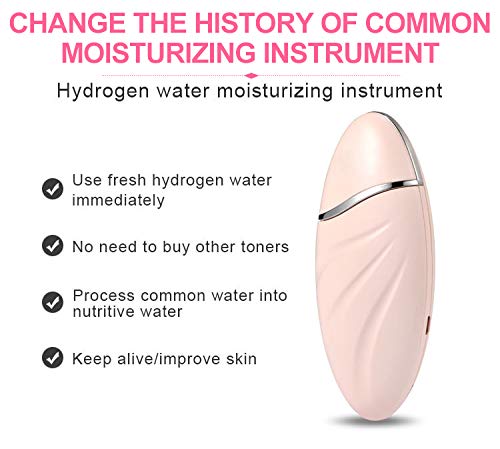 Портативен Ултразвуков Nano Mister с богата на водород вода |Акумулаторна Мини-Мъгла Спрей За Лице | Дълбока хидратация| Подмладяване на кожата|Удължаване