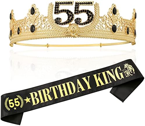 ТИТИКАДИ, Короната на краля на 55-ия рожден ден и Колан на краля за рожден Ден, Подаръци за мъже на 55-ия рожден ден. Украса