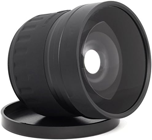 0,21 x-0,22 x висококачествен обектив Рибешко око (включва необходимия адаптер за обектив и преходни пръстен) + Кърпа за почистване от микрофибър Nwv Direct за Olympus SP-550 UZ
