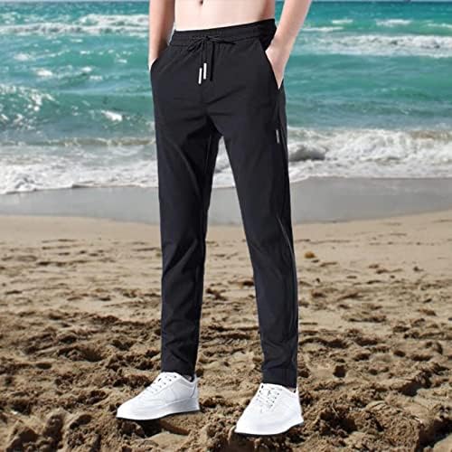 Мъжки Модерни Панталони за Джогинг, Летни Ежедневни бързо съхнещи Със Сиви Панталони завязками в областта На Талията на Панталоните
