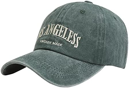 Оригиналната Класическа бейзболна шапка на Los Angeles Реколта Промытая Регулируема Шапка за Татко нисък профил Командване бейзболна шапка за Жени, Мъже