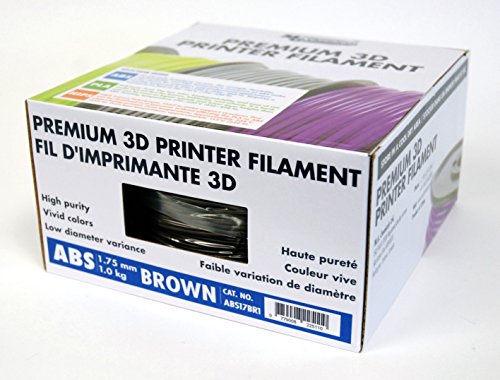 Конци за 3D-принтер MG Chemicals ABS17BR1 Кафява ABS, 1,75 мм, бобини с тегло 1 кг