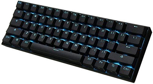 Ръчна детска клавиатура TzBBL Anne Pro 2 с подсветка 60% True RGB - Жичен / Безжичен Bluetooth 4.0 PBT Type-c-Дългият живот на батерията до 8 часа, програмируеми клавиши (синия ключ Gateron, чер?