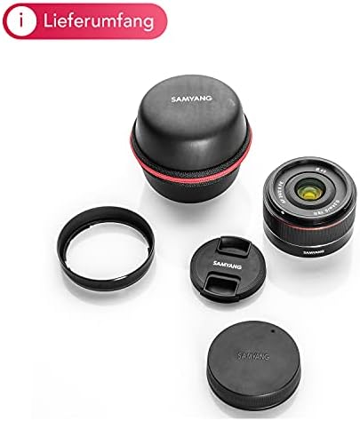 Обектив Samyang 8012 24 мм F2.8 с автофокус FE за камери Sony E - Черен