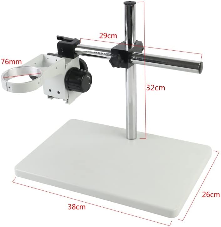 ZYZMH Промишлен Бинокъла тринокулярный микроскоп, Камера Поставка Притежателя Скоба 76 мм Универсален 360 Въртящ се на Работния плот за техническо