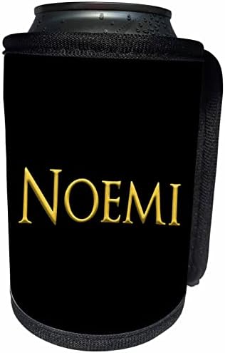 3дРоза Noemi е популярно дамско детско име в Америка. Жълто. - Опаковки за бутилки-охладители (cc_355688_1)