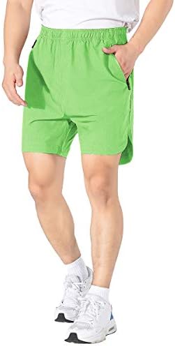 Спортни къси Панталони LTIFONE за мъже, бързо съхнещи Мъжки Шорти За тренировки, Мъжки къси Панталони Dry Fit за тренировки с Джобове с цип