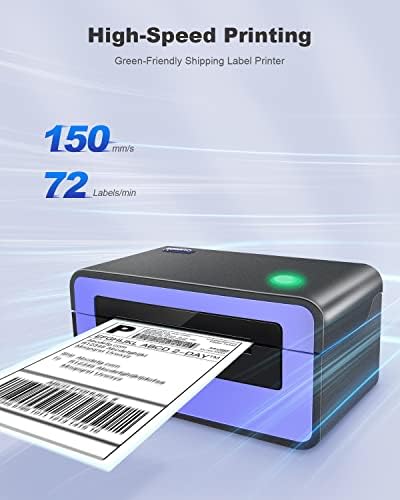 Принтер за етикети за доставка POLONO, Термотрансферен Печат 4x6 за доставка на Колети, Търговски Производител на Преки Термоэтикеток,