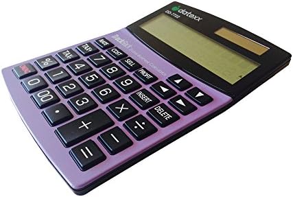 Datexx 2-Линеен бизнес-калкулатор с обратен проследяване, Голям Настолен калкулатор, DD-7722