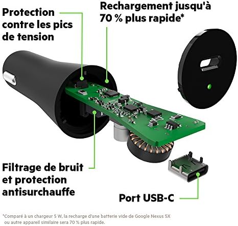Зарядно Belkin USB-C (3 ампер / 27 Вата) с 4-Футовым Подвижна зарядно кабел (тип C)