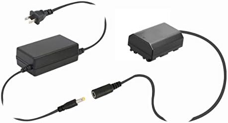 Power2000 Адаптер за променлив ток AC-FZ100 и съединител dc адаптер за Sony NP-FZ100 Alpha A9, A7RIII, A7III Фиктивен Акумулаторен