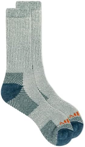 Вълнени чорапи Merrell за мъже и жени Heavyweight Hiker за студено време - Унисекс с дишаща сетчатыми зони и супинатором