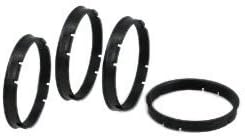Централните пръстени главината на колелото Gorilla Automotive 73-5710 (73 mm външен диаметър x 57,10 мм вътрешен диаметър) - Комплект от 4
