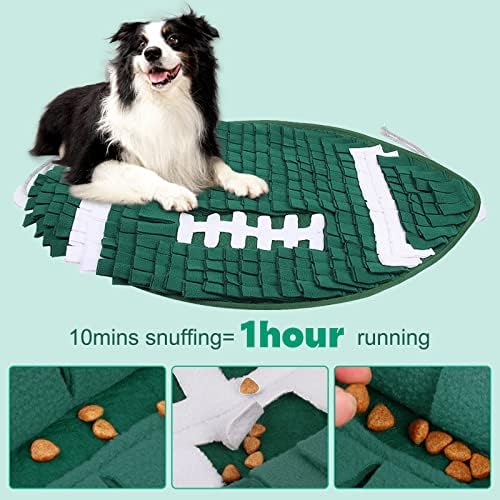 Матов Пъзел T ' CHAQUE за кучета, Поощряющий Естествени умения за получаване на храна за домашни любимци, Интерактивни Подложки за хранене във формата на футболна топк?