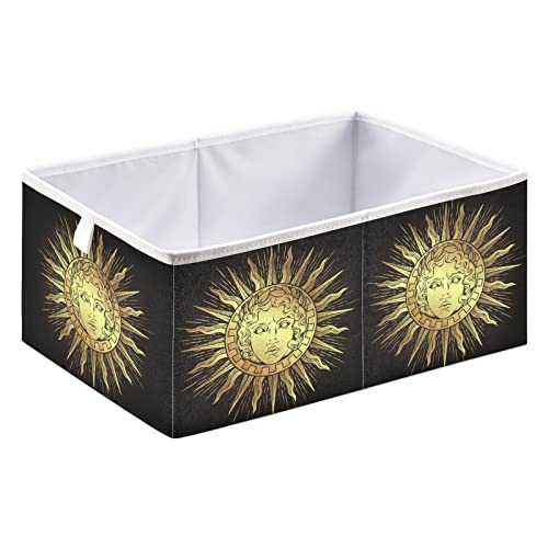 Кошница за съхранение на Sun Cube, Сгъваеми кутии за съхранение, Водоустойчив кош за играчки, Органайзер за Кубчета, Кутии за Детска стая,