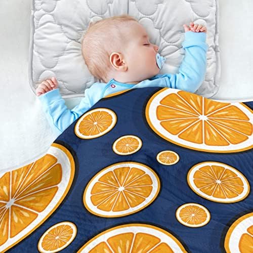 Пеленальное Одеяло с резенчета портокал, Памучно Одеало за Бебета, Като Юрган, Леко Меко Пеленальное Одеало за детско креватче,