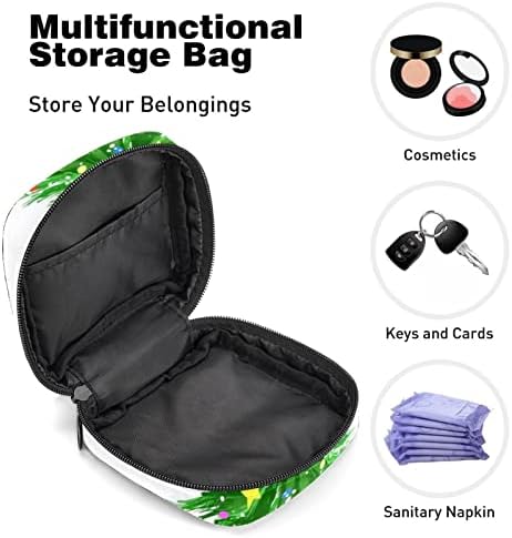 ORYUEKAN Чанта За съхранение на Хигиенни Кърпички, Преносима Чанта за жени и Момичета, Чанта за Купата на Менструална, Коледно Дърво С
