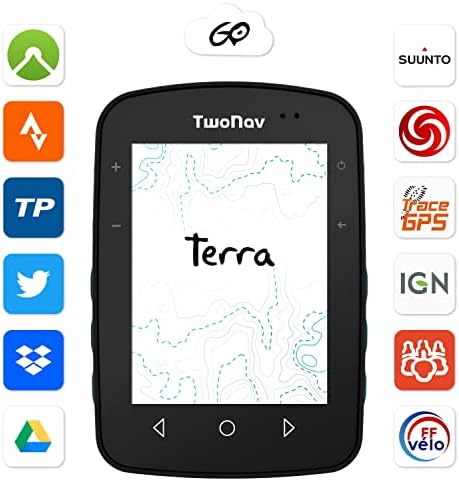 TwoNav Terra, GPS-велокомпьютер с широк екран 3.7 инча за планината, разходки, МТБ, под наем с включени карти | на Най-добрите МТБ GPS 2023