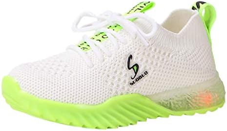 Деца Детски Ежедневни обувки За момичета, спортни обувки за момичета, детски светещ обувки за бягане с надпис Baby 2 (бяла, на