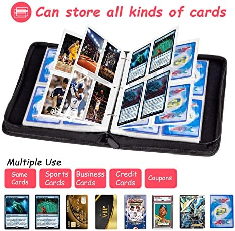 GEAoffice 9 покет карти + 4 покет карти - подходящ за всички стандартни търговски карти, с капацитет 760 карти