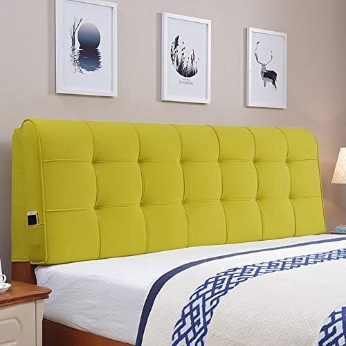 PENGFEI Таблата, Възглавница за облегалка легла, Нощни Мек Калъф, Порести Пълнеж, устойчив на абразия, Моющийся, 7 цвята, 6 размери (Цвят: зелен, размер: 200 см)
