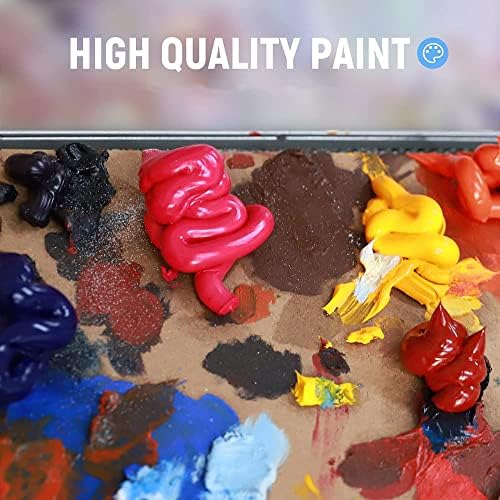 Картини с маслени бои JFNISS Ръчно рисувани - Модерни минималистичные абстрактни планини и реки oil рисувани на Платно Модерна