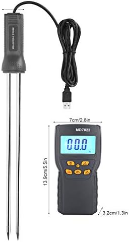 Дигитален Влагомер, Уред за измерване на влага с голям екран, LCD дисплей за Кафе на Зърна, Ориз и Пшеница Царевица