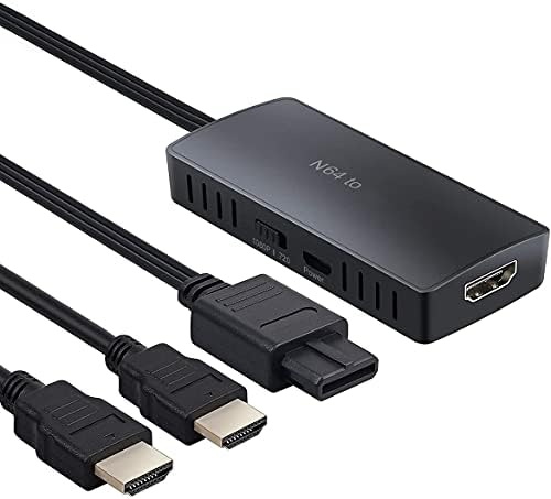 Не прилагайте N64 към HDMI-Съвместим Конвертеру Кабел с висока разделителна способност за адаптер Nintend N64/SNES Plug and Play 1080P
