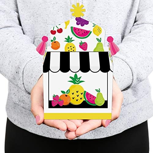 Big Dot of Happiness Tutti Fruity - Подарък кутия за подарък, за партита - Frutti Summer Baby Shower, или Подаръчни кутии за