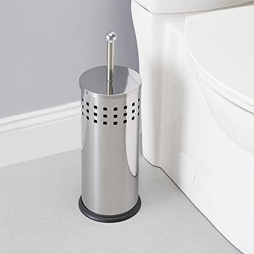 Метален Вантуз за тоалетна с държач, От Home Basics | Предмети от първа необходимост за баня | Инструменти за тоалетна | Комбинираната Вантуз