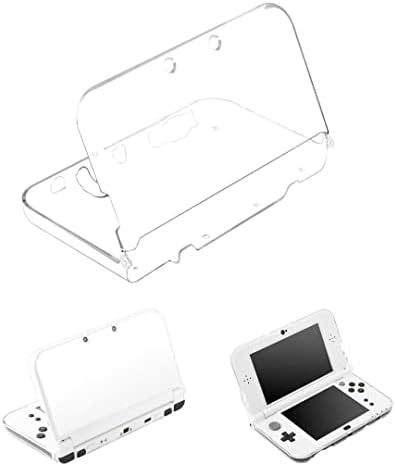 Прозрачен калъф с хрустальным защитен твърд корпус устройство за сигурност и стилна защита, съвместими с Nintendo New 3DS LL, 3DS