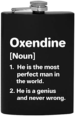 Определение Oxendine Най-перфектния човек - 8 грама, колба за пиене на алкохол