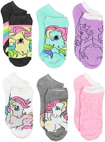 Дамски чорапи My Little Pony за момичета, 6 опаковки (За деца / Малки деца/Големите деца / Юноши / Възрастни)
