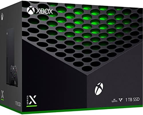 Игрова конзола Xbox Series X обем 1 TB + 1 безжичен контролер Xbox - 16 GB памет GDDR6, подобрена производителност, игрите са във формат